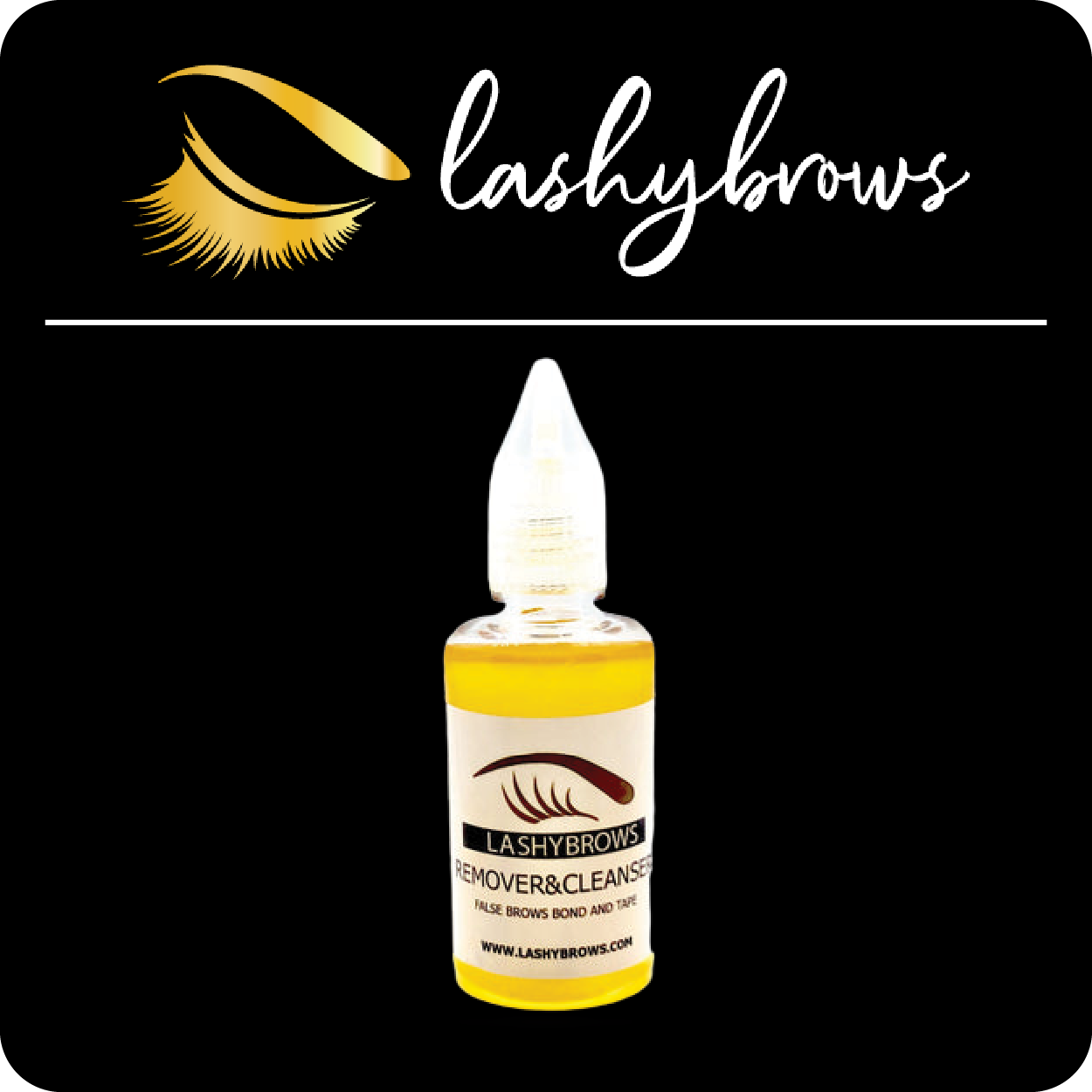 False Brow Cleanser & Remover by Lashybrows