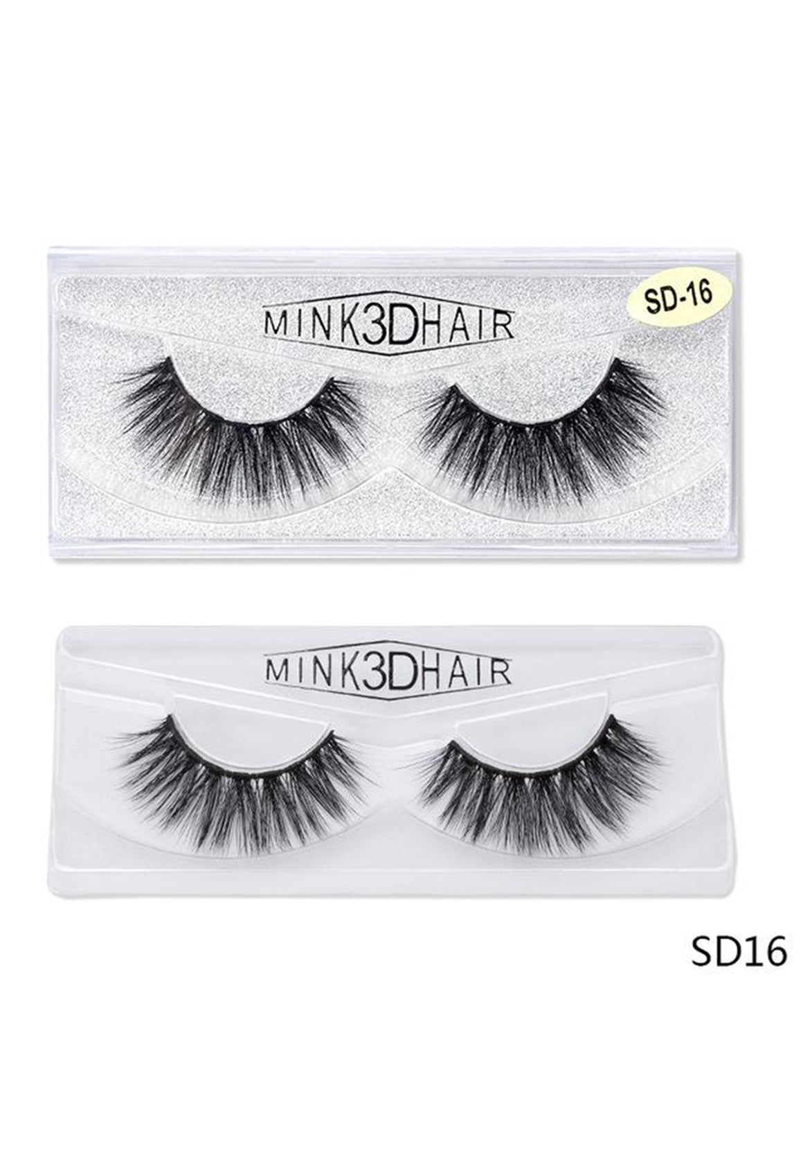 3D Mink False EyeLashes -Wispy Full 0.05mm SD16