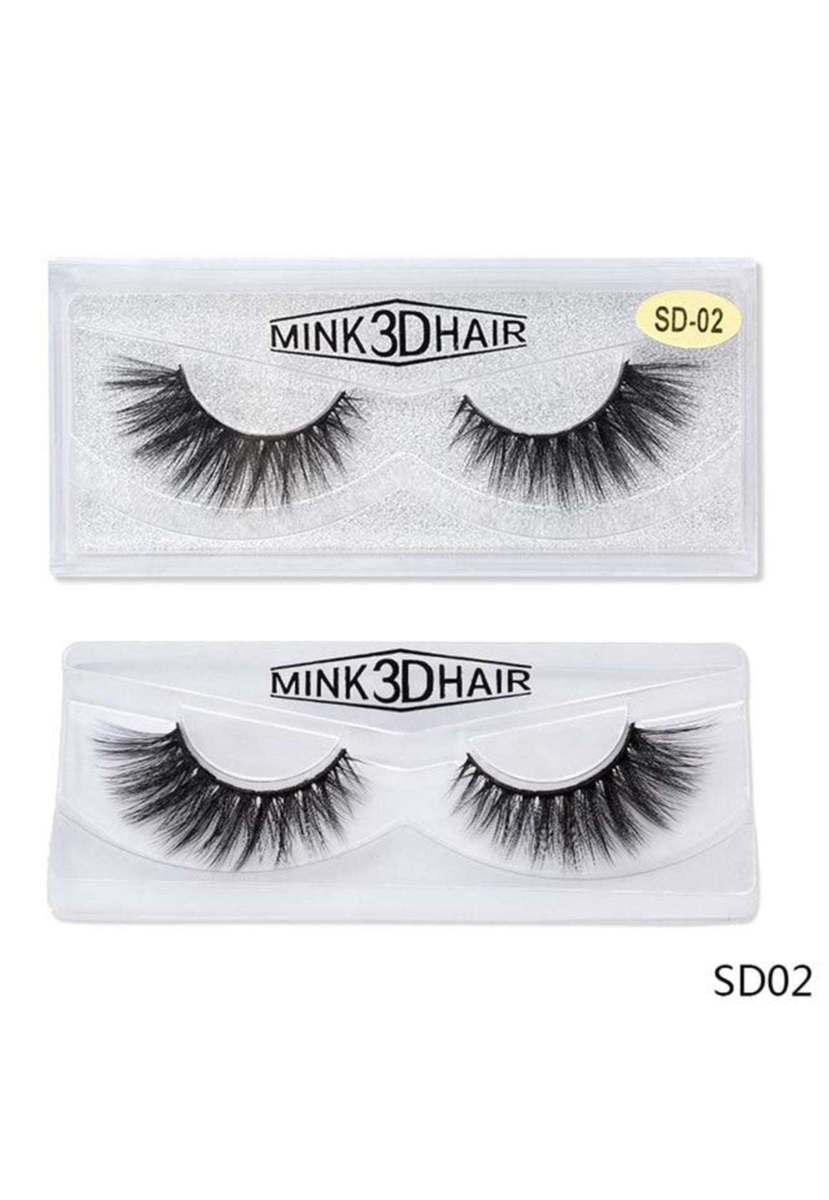 3D Mink False EyeLashes -Wispy Full 0.05mm SD02