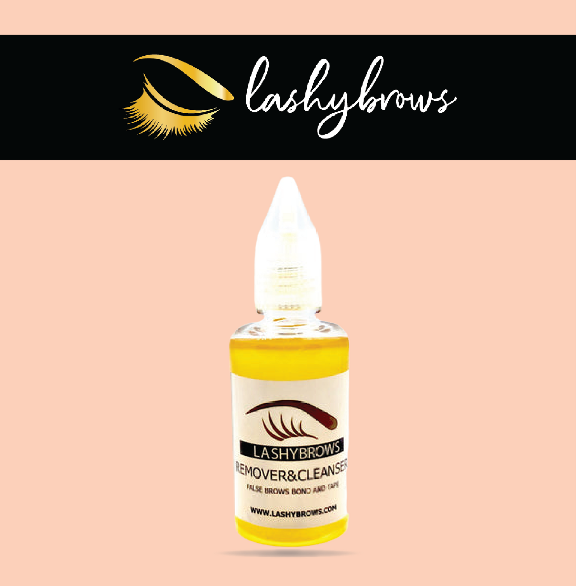 FALSE BROW CLEANSER & REMOVER BY LASHYBROWS