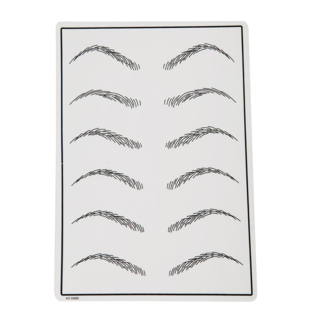 Eyebrow Tattoo Practice Skin for Microblading Permanent Makeup x 1