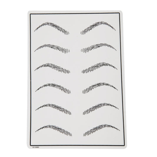 Eyebrow Tattoo Practice Skin for Microblading Permanent Makeup x 1