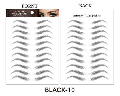 BEYONCE- 4D Hair-Stroke Eyebrows Tattoos Natural and Waterproof