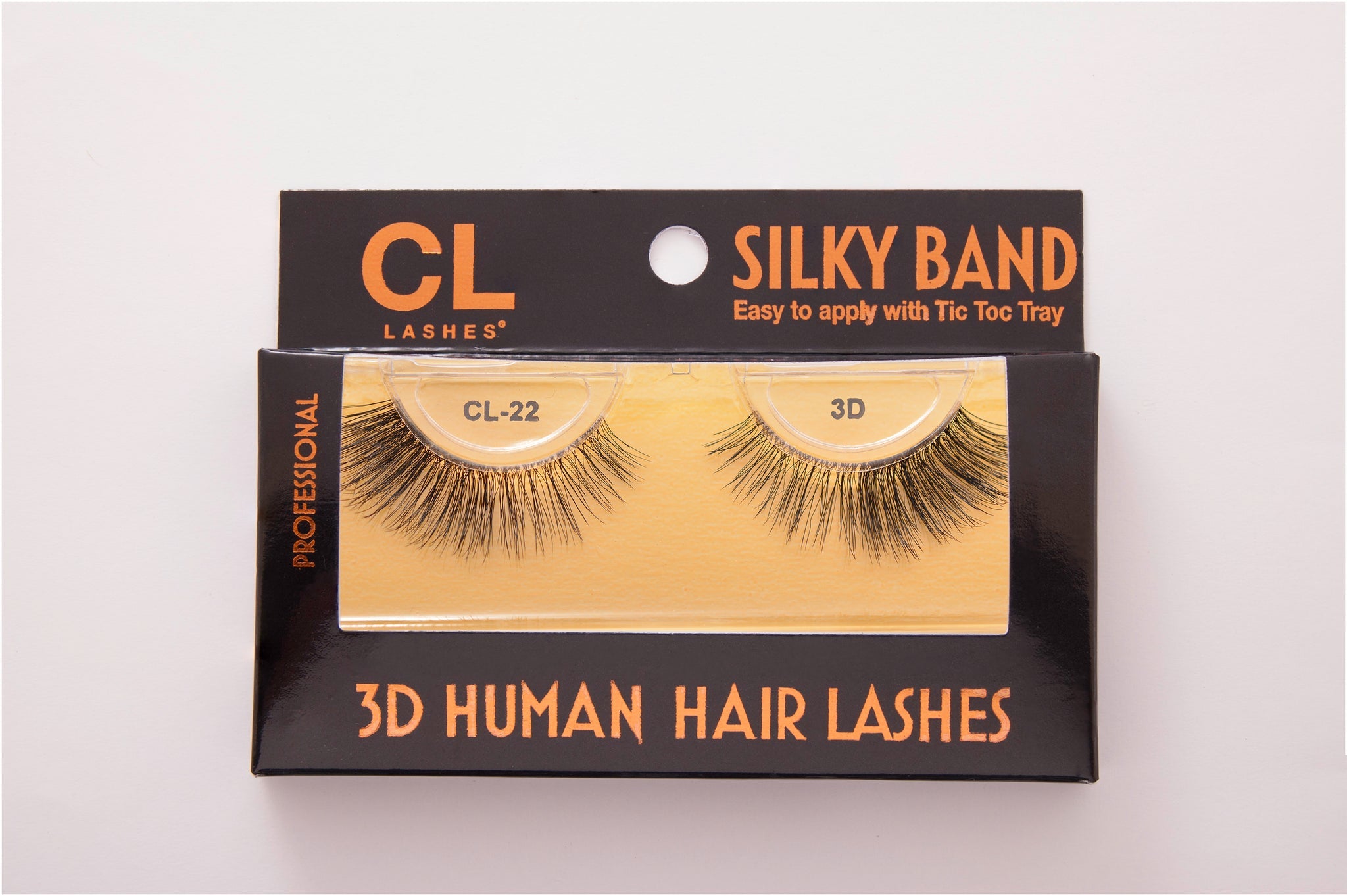 SILKYLASH 3D Human Hair False EyeLashes - CL22