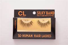 SILKYLASH 3D Human Hair False EyeLashes - CL23