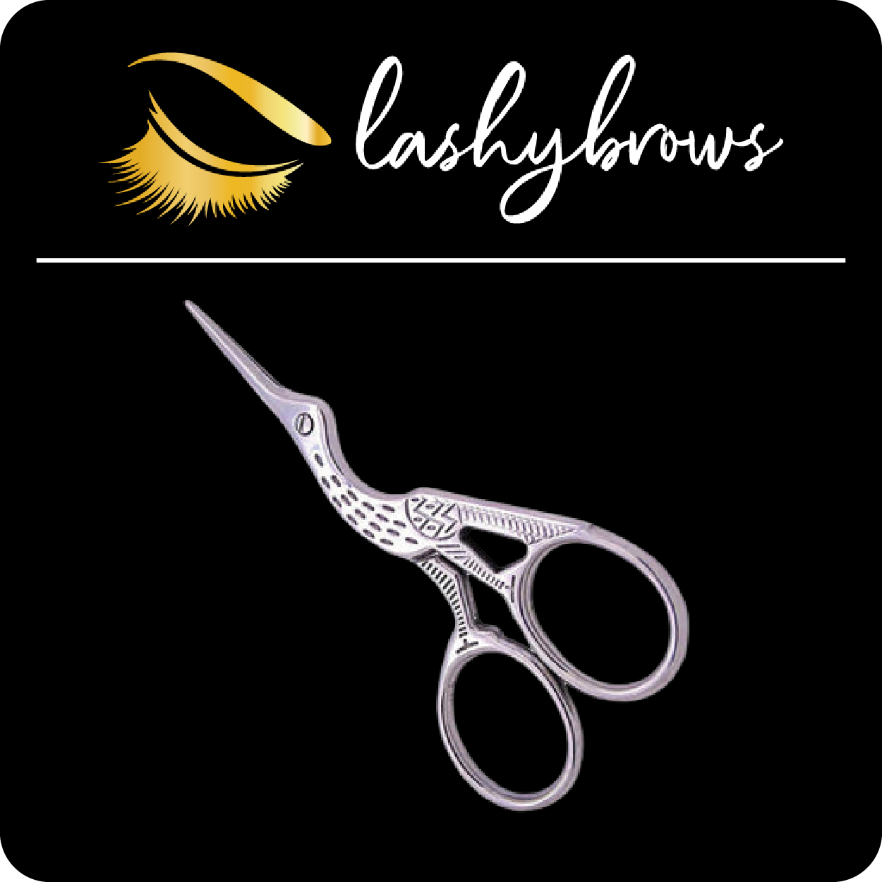 Eyebrow Shaping Scissors Stainless Steel (1pcs)
