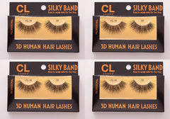 SILKYLASH 3D Human Hair False EyeLashes - CL16
