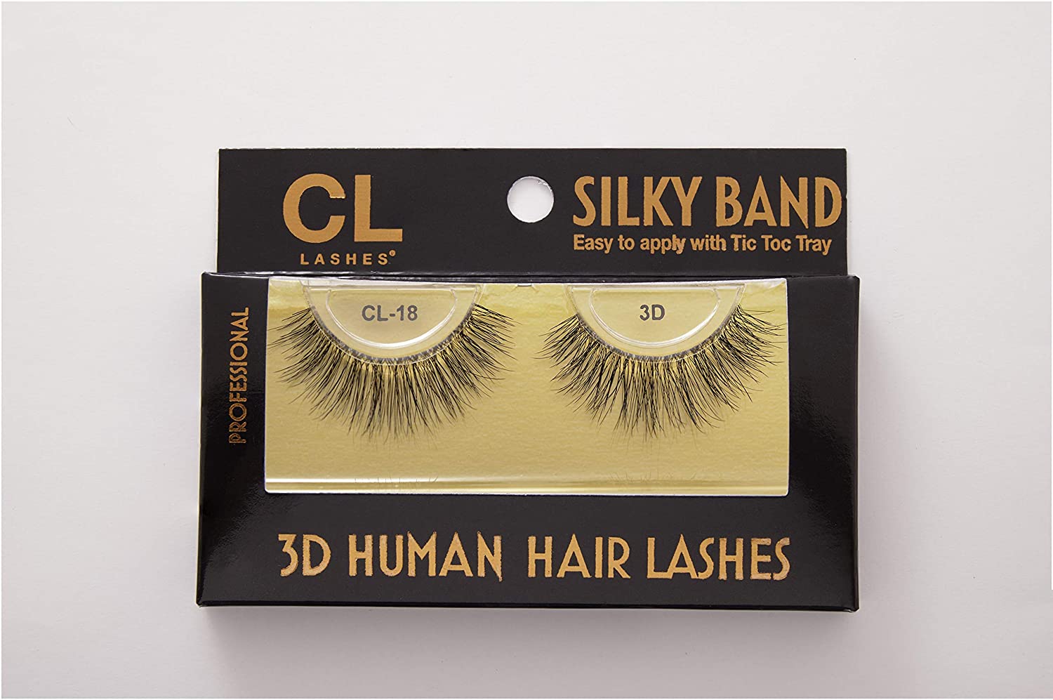 SILKYLASH 3D Human Hair False EyeLashes - CL17
