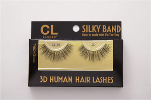 SILKYLASH 3D Human Hair False EyeLashes - CL17