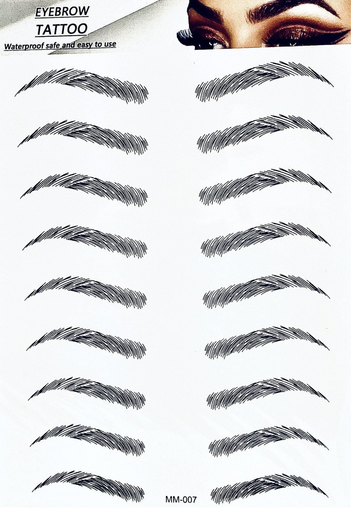 CHARLIZE- 4D Hair-Stroke Eyebrows Tattoos Natural and Waterproof