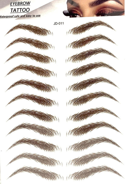 BEYONCE- 4D Hair-Stroke Eyebrows Tattoos Natural and Waterproof