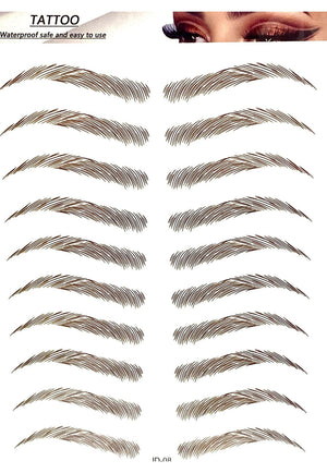 CHARLIZE- 4D Hair-Stroke Eyebrows Tattoos Natural and Waterproof