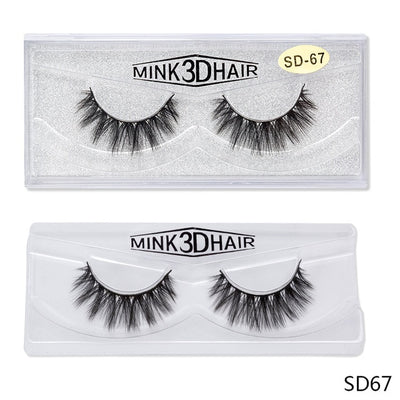 3D Mink False EyeLashes -Wispy Full 0.05mm SD67